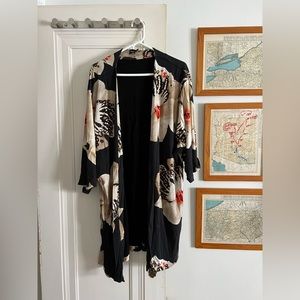 ASOS open floral cardigan, size 12